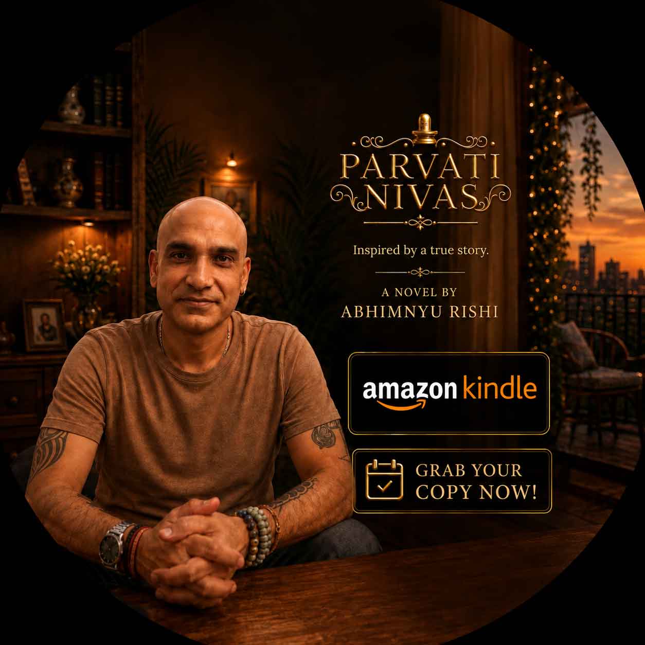 abhimnyu rishi author of parvati nivas
